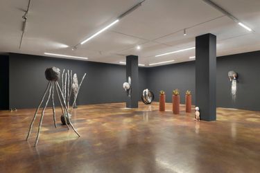 Exhibition view: Gimhongsok, Normal order aimed at failure, Kukje Gallery K2 and K3 (1 February–3 March 2024). Courtesy Kukje Gallery.
