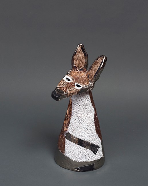 Maquette Red Kangaroo 1 by Peter Cooley contemporary artwork