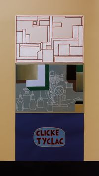 Clicke tyclac by Nathalie Du Pasquier contemporary artwork painting, works on paper