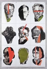 Portraits for Shostakovich No.10 (IV) by William Kentridge contemporary artwork print