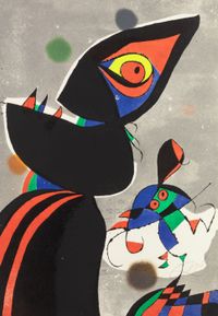 Gaudí XVII by Joan Miró contemporary artwork painting, print