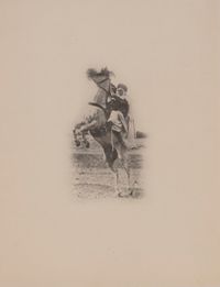 Cavalier et Cheval by Jean Théophile Geiser contemporary artwork photography