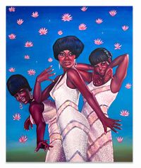 The Power of Three by Lanise Howard contemporary artwork painting