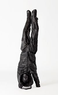 Handstanding Youngster 2012 by Caroline Rothwell contemporary artwork sculpture