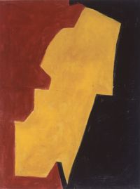 Rouge, Jaune et Noir by Serge Poliakoff contemporary artwork works on paper
