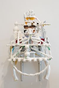White Discharge (Built-up Objects #39) by Teppei Kaneuji contemporary artwork sculpture