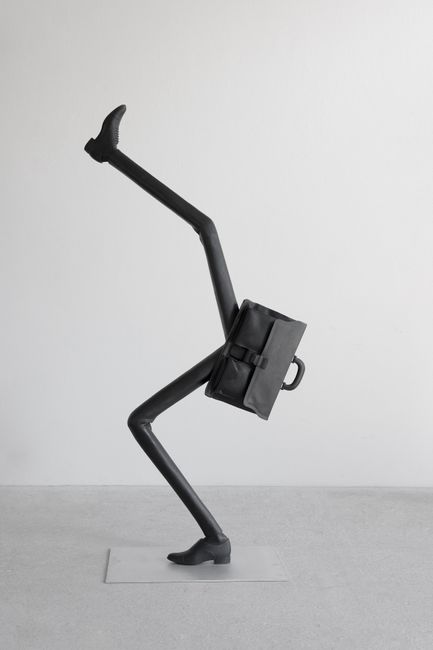 Director's dance (Taschenskulpturen) by Erwin Wurm contemporary artwork