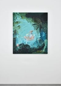The Happy Accidents of the Swing (after Fragonard) by Genieve Figgis contemporary artwork painting