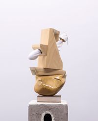 Hard.Apple.Flesh by Douglas Rieger contemporary artwork works on paper, sculpture