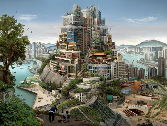 Babel Hong Kong by Emily Allchurch contemporary artwork