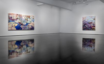 Exhibition view: Tim Maguire, The Floating World, Tolarno Galleries, Melbourne (25 May–24 June 2017). Courtesy Tolarno Galleries.