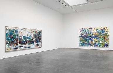 Exhibition view: Joan Mitchell, I carry my landscapes around with me, David Zwirner, 20th Street, New York (3 May–12 July 2019). Courtesy David Zwirner.
