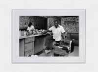 Deas McNeil, the Barber by Dawoud Bey contemporary artwork sculpture, photography