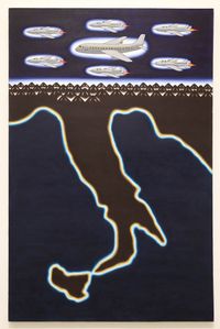 Kicking Ass in the Mediterranean: The Avenge of the Achilles Lauro by Roger Brown contemporary artwork painting