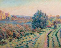 Chemin de campagne by Armand Guillaumin contemporary artwork painting, works on paper