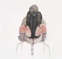 Don't Look Back II by Yi Soonjoo contemporary artwork works on paper, mixed media