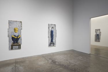 Exhibition view: Zhang Xiaogang, Recent Works, Pace Gallery, 537 West 24th Street, New York (7 September–20 October 2018). © Zhang Xiaogang. Courtesy Pace Gallery. Photo: Guy Ben-Ari.