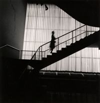 Woman Ascending Stairs by Ray Francis contemporary artwork photography