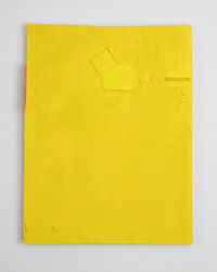 Untitled (bright yellow) by Louise Gresswell contemporary artwork painting