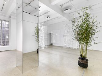 Exhibition view: Cerith Wyn Evans, …no field of vision, Marian Goodman Gallery, New York (27 January–4 March 2023). Courtesy Marian Goodman Gallery.