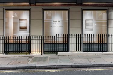 Exhibition view: Hedda Sterne, Victoria Miro, Mayfair, London (29 January–14 March 2020). © The Hedda Sterne Foundation Inc, ARS, NY and DACS, London 2019. Courtesy Van Doren Waxter and Victoria Miro.
