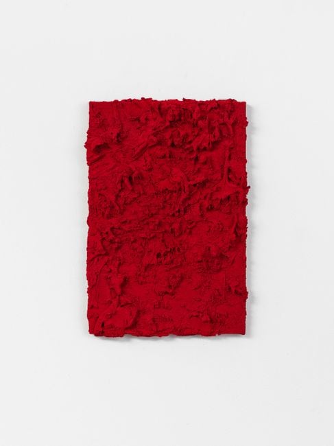 Untitled (Permanent Red) by Jason Martin contemporary artwork