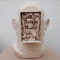 Portrait Fist No.12 by Don Sunpil contemporary artwork sculpture