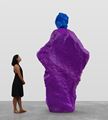 blue violet nun by Ugo Rondinone contemporary artwork 1