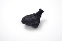 Untitled (Black Heart) by Amina Benbouchta contemporary artwork sculpture