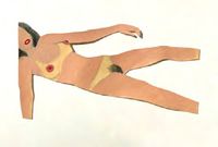 Nude Cut-Out by Tom Wesselmann contemporary artwork painting, works on paper, drawing