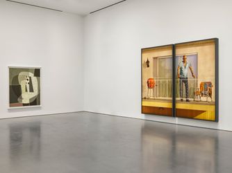 Exhibition view: Rodney Graham, Paintings and Lightboxes, Lisson Gallery, Los Angeles (2 February–23 March 2024). Courtesy Lisson Gallery.