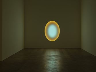 Exhibition view: James Turrell, Pace Gallery, London (11 February–14 August 2020). © James Turrell. Courtesy Pace Gallery. Photo: Damian Griffiths.