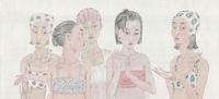Gathering No.1 by Yang Shewei contemporary artwork painting, works on paper, drawing