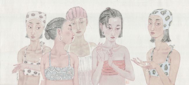 Gathering No.1 by Yang Shewei contemporary artwork