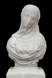 Purity Defiled, after Antonio Corradini (1668 - 1752), La Purità by Barry X Ball contemporary artwork sculpture