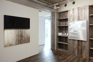 Installation view of the works by Miya Ando
