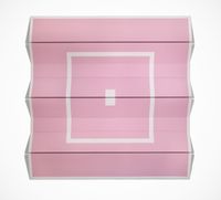 Untitled Two Pink Squares by Robert Moreland contemporary artwork