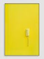 Yellow Telephone (Sleeping) for JG by Martin Boyce contemporary artwork 1