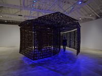 The Pavilion of Dreams (Elliptical Galaxy) by Cristina Iglesias contemporary artwork sculpture, installation
