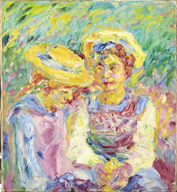 Stine and Mathilde by Emil Nolde contemporary artwork