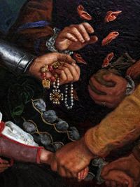 Detail from The Ransom (1860-62) by John Everett Millais (British 1829 – 1896) Collection The J. Paul Getty Museum, California. 1.3. by Haruhiko Sameshima contemporary artwork photography
