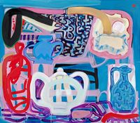 Still Life with Vessels by Angela Brennan contemporary artwork painting