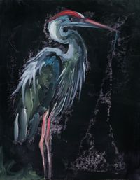 Crane II by Avish Khebrehzadeh contemporary artwork painting
