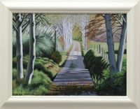 Orinoco Driveway by Dick Frizzell contemporary artwork painting