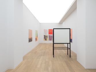 Exhibition view: Josephine Meckseper, Object Synthesis, Simon Lee Gallery, Hong Kong (4 November 2022–7 January 2023). Courtesy the artist and Simon Lee Gallery.