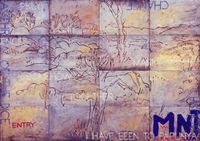 Nature Speaks:  FW by Imants Tillers contemporary artwork painting