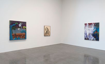 Exhibition view: Group Exhibition, Social Works Curated by Antwaun Sargent, Gagosian, 555 West 24th Street, New York (24 June–11 September 2021). Courtesy Gagosian. Photo: Rob McKeever.