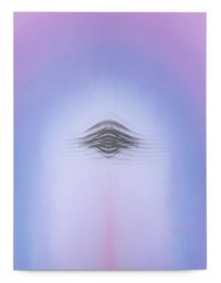 Purple Nebula 1 by Adam Rabinowitz contemporary artwork painting, works on paper