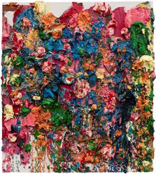 Zhu Jinshi, A hundred flowers contended in beauty (2015). Oil on canvas. 180 x 160 cm. Courtesy Pearl Lam Galleries.
