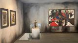 Contemporary art exhibition, Joan Miró, The Flaming Heart at Galeria Mayoral, Paris, France
